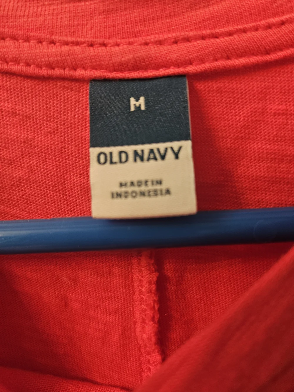 🎉 3 Items/$15 🎉 Old Navy Coral-Red Sleeveless Midi Shift Dress w/ Pockets!